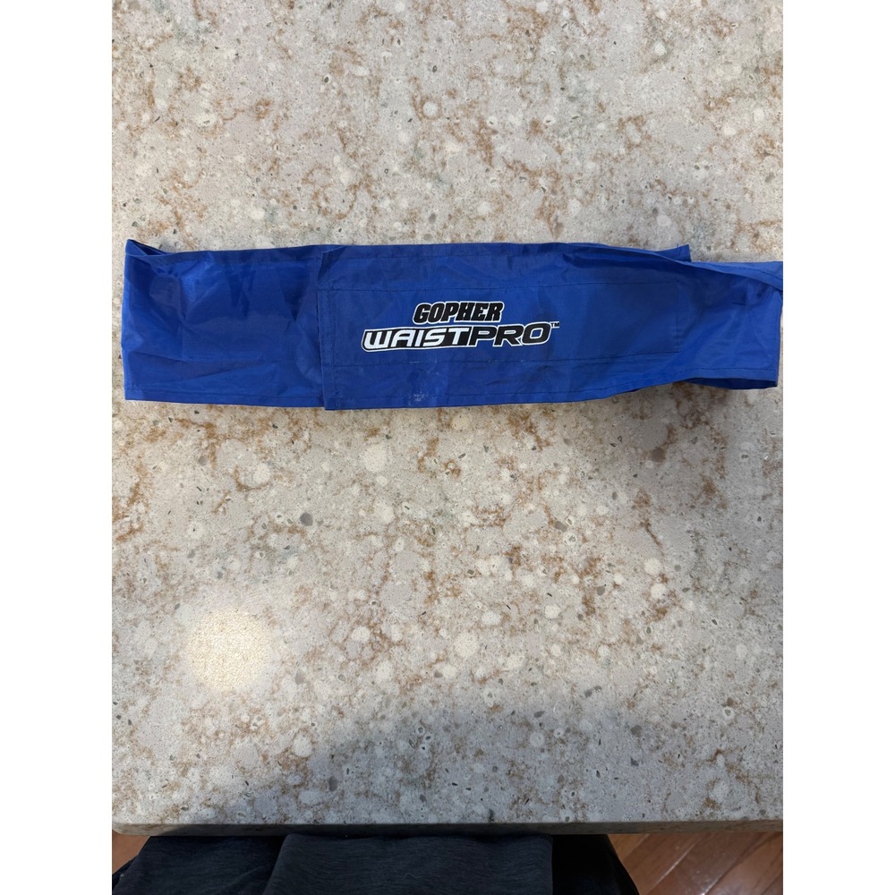 Gopher WaistPro Adult Pennie Belt Royal Blue 100% Nylon Sports Training Accessoy